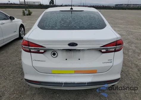 2017 Ford Fusion Se Hybrid из США, поврежденный, VIN 3FA6P0LU8HR409188